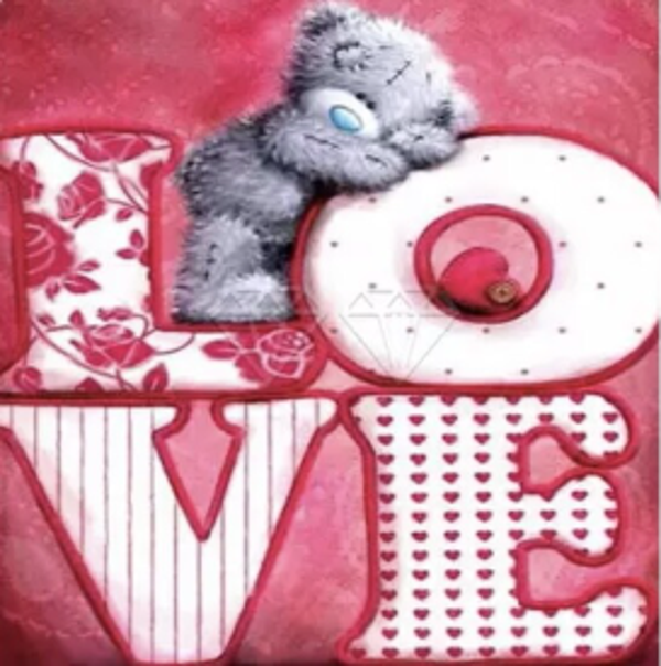 5 diamond painting  love