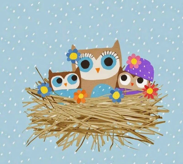 1012 diamond painting uilen