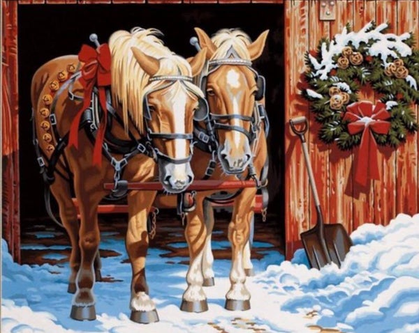 Rd diamond painting paard