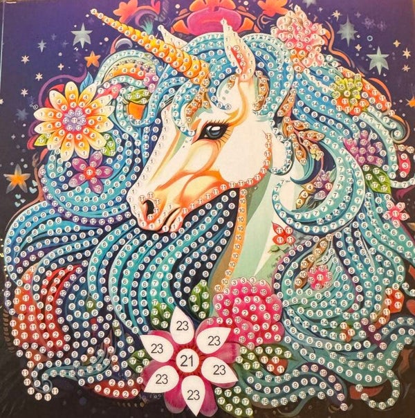 20 diamond painting kaart zonder steentjes