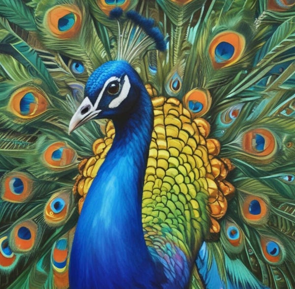 diamond painting kaart pauw