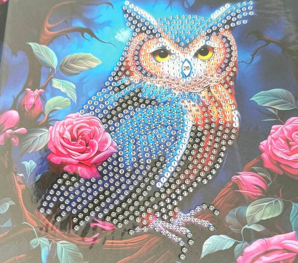 56 Diamond painting kaart zonder steentjes