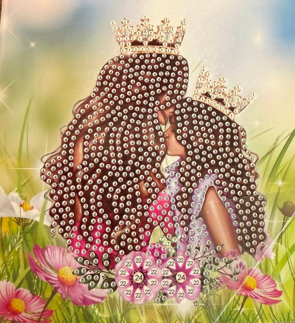 10 diamond painting kaart zonder steentjes