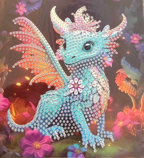 46 Diamond painting kaart zonder steentjes