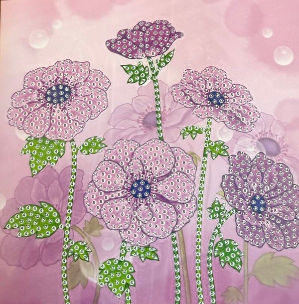 25 diamond painting kaart zonder steentjes