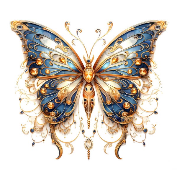 diamond painting kaart vlinder