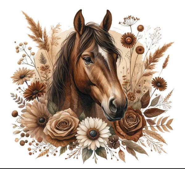 diamond painting kaart paard