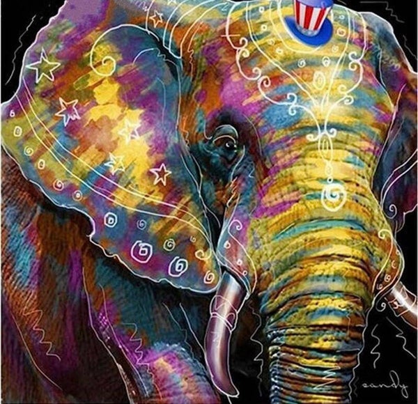 10751 diamond painting olifant