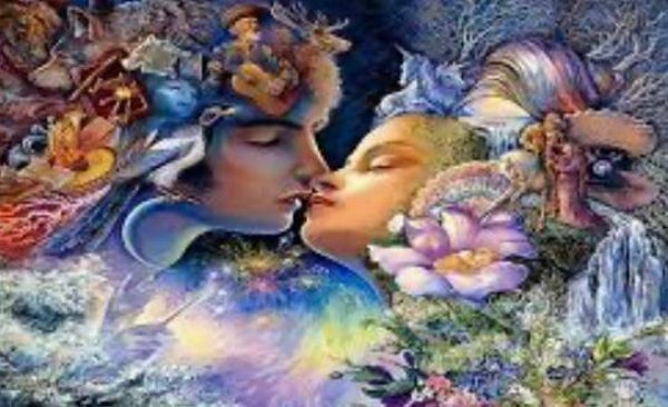 1010 diamond painting kussend paar