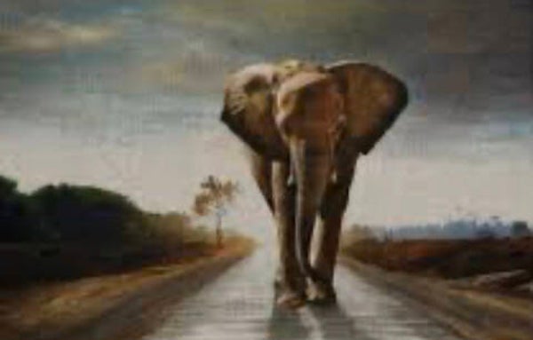 10545 diamond painting olifant