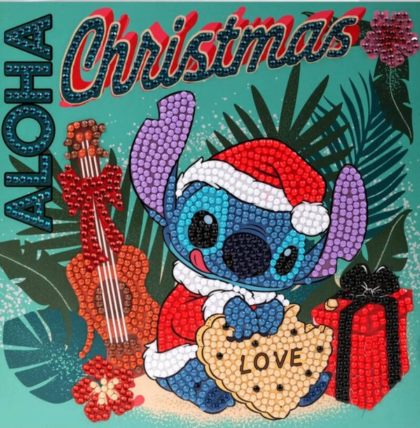 diamond painting kaart Stich kerst ( Craft Buddy)