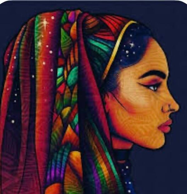 10458 diamond painting vrouw