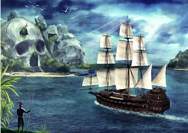 KO100 diamond painting zeilboot