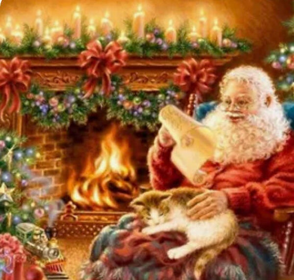 10780 diamond painting kerstman