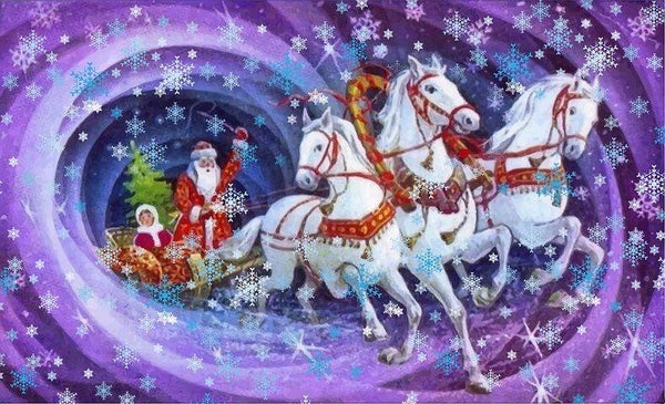 1521 diamond painting kerst