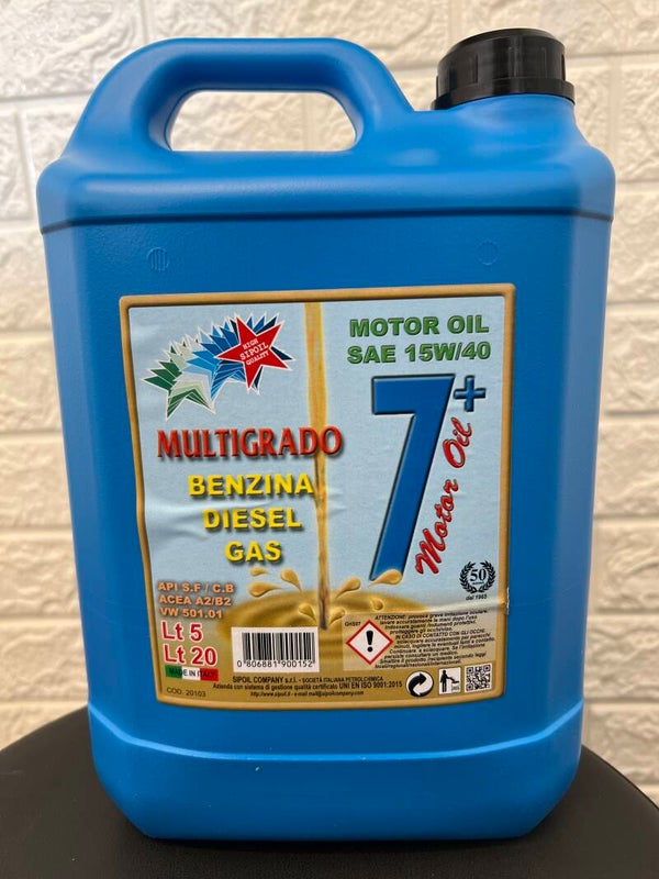Olio  sae 15w-40 5 Lt