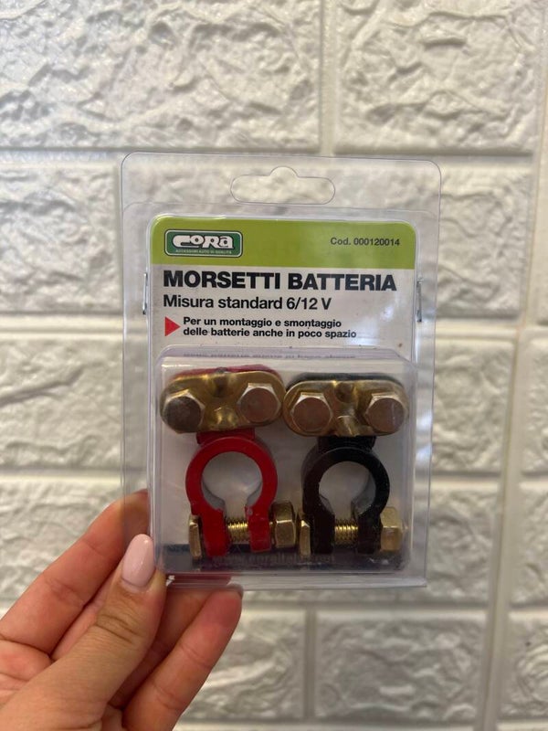 Morsetti batteria standard