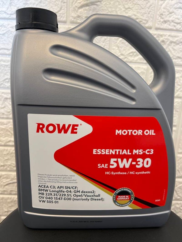 Olio motore 5w-30 5L ROWE