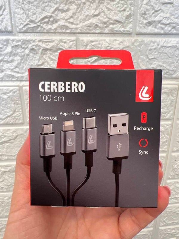 Cavo multi ricarica 3 connettori