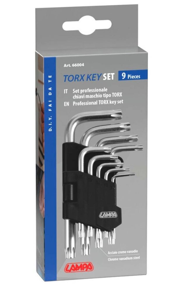 Set chiavi Torx 9 pezzi