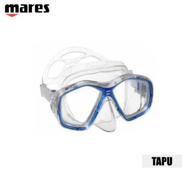 Maschera nuoto adulto Mares blu