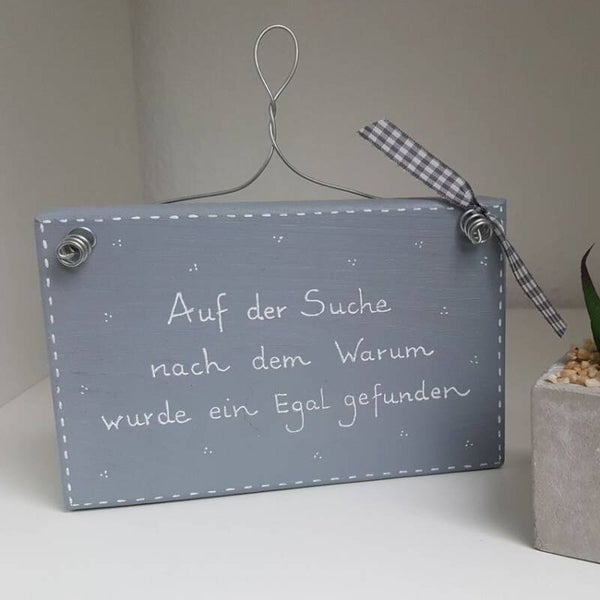 Auf der Suche nach dem Warum wurde ein Egal gefunden.