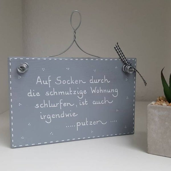 Auf Socken durch die Wohnung schlurfen, ist auch irgendwie putzen...