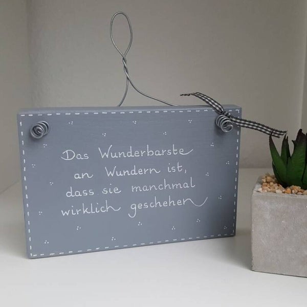 Das wunderbarste an Wundern ist, dass sie manchmal wirklich geschehen