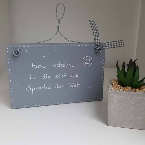 Ein Lächeln ist die schönste Sprache der Welt
