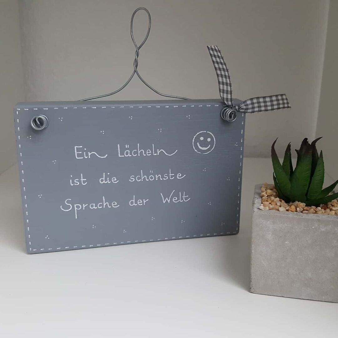 Ein Lächeln ist die schönste Sprache der Welt