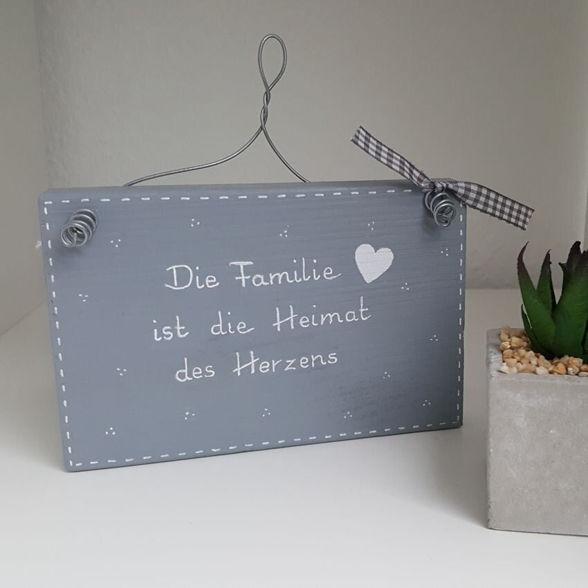 Die Familie ist die Heimat des Herzens