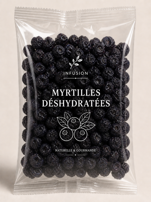 Myrtille deshydratees en sachet