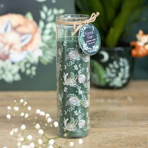 Fawn & Friends Forest Rain Tube Candle