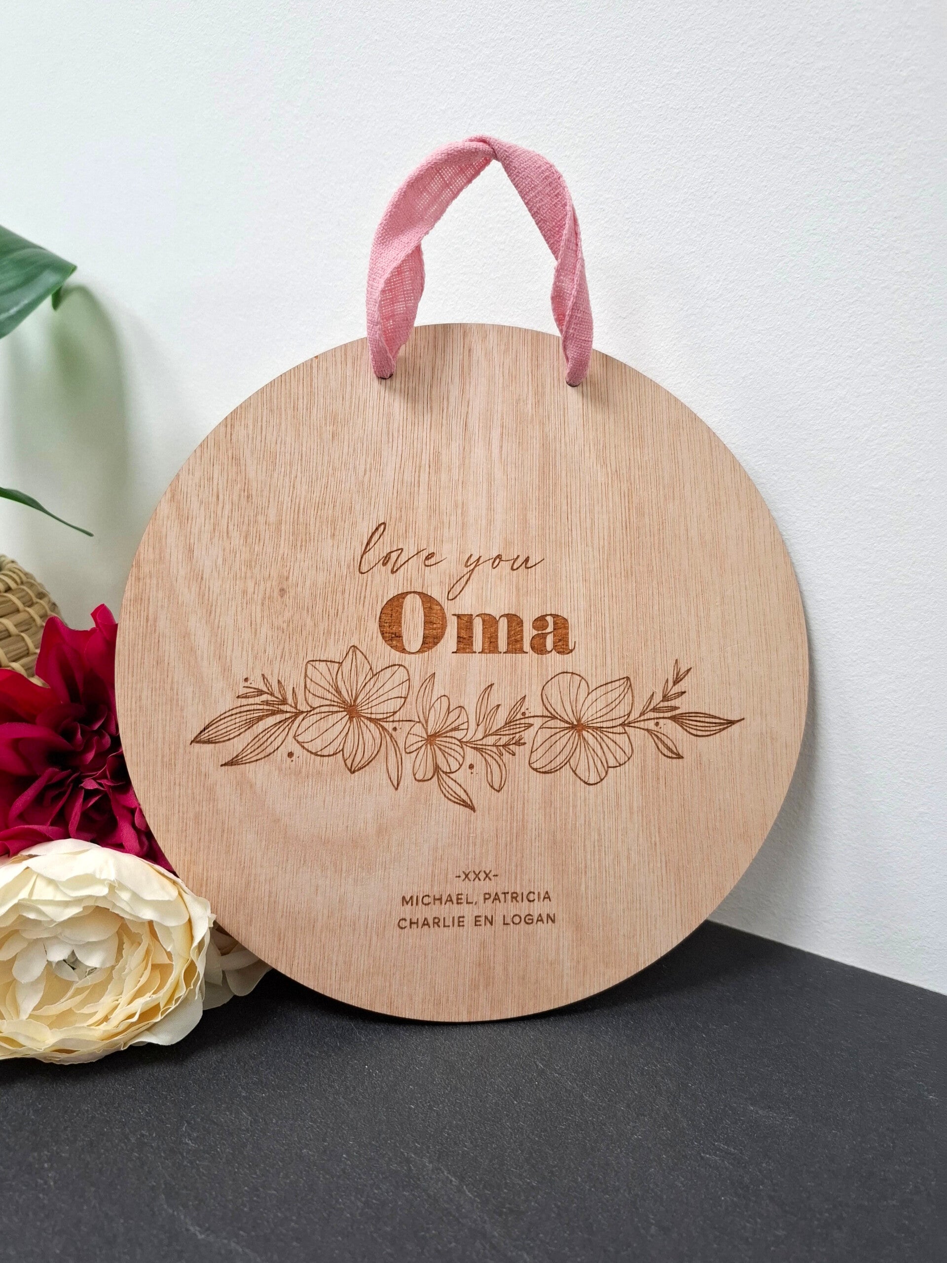 Moederdagbordje voor Oma