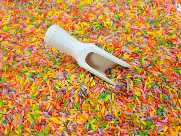 Houten schepje - voor sensorisch speelplezier