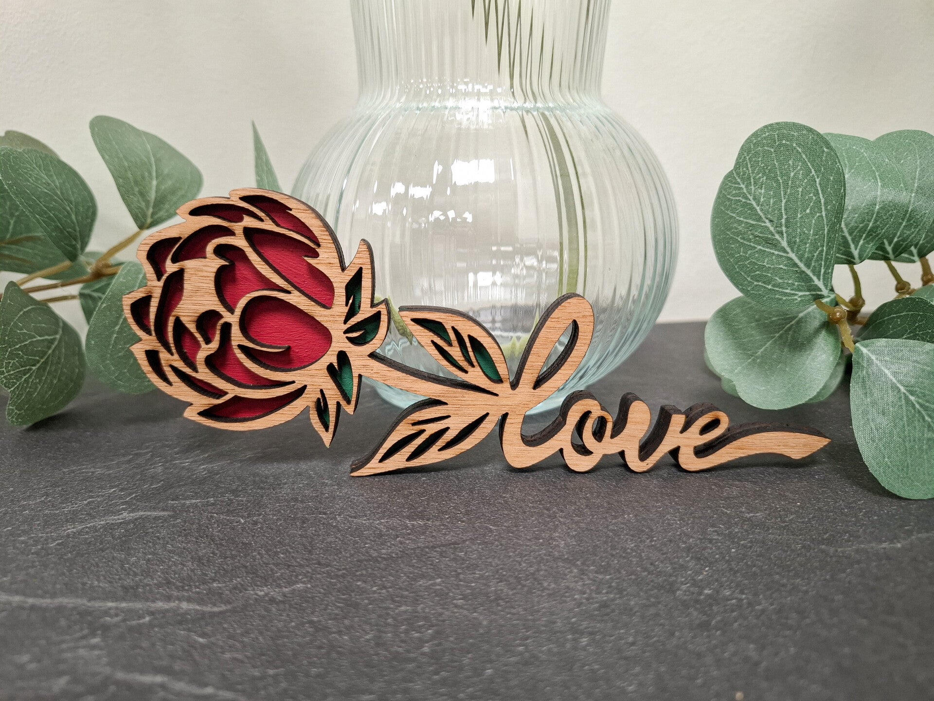 Houten roos - Duurzaam Valentijncadeau