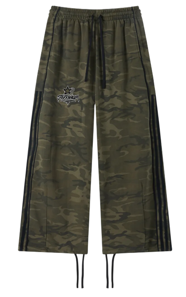 Camo Wide Leg Sweatpants