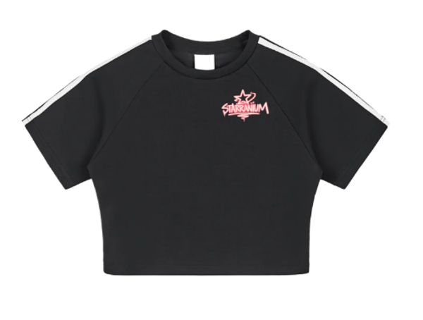 Starranium Girl Hood Crop Top