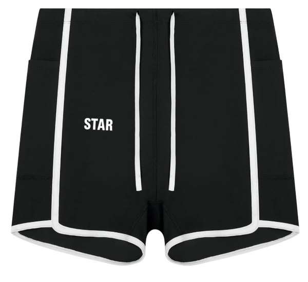 STAR Color Block Yoga Shorts