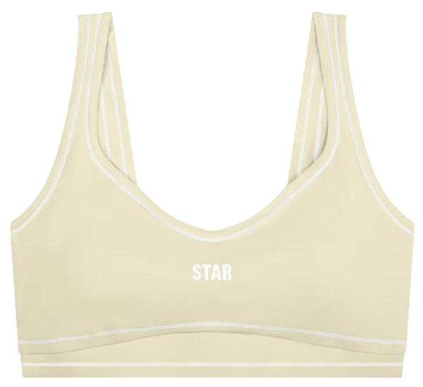 STAR Topstitching Yoga Sports Bra