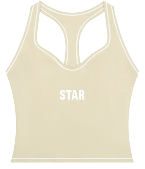 STAR Topstitching Yoga Tank Top