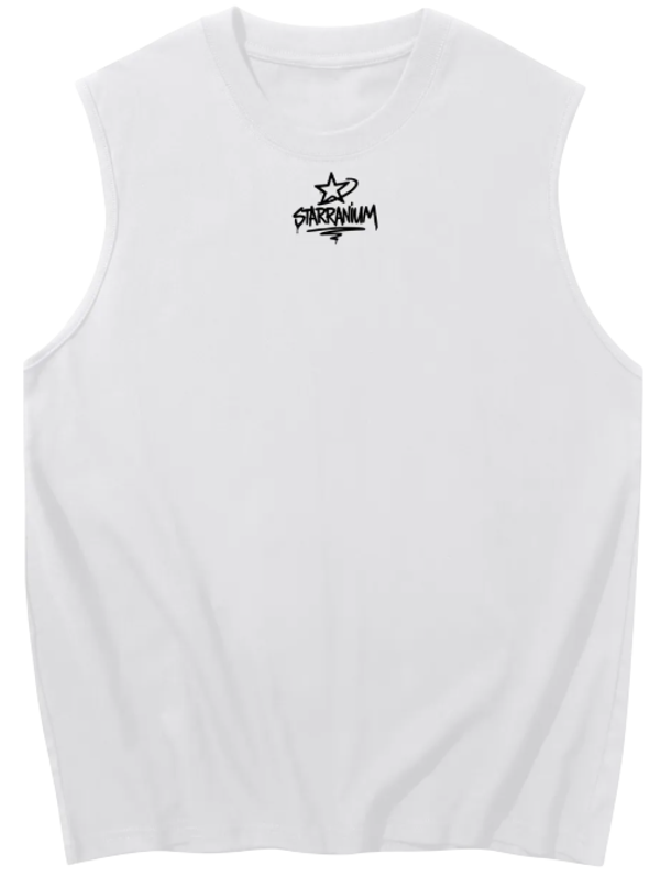 Starranium Sleeveless Cotton Tank Top