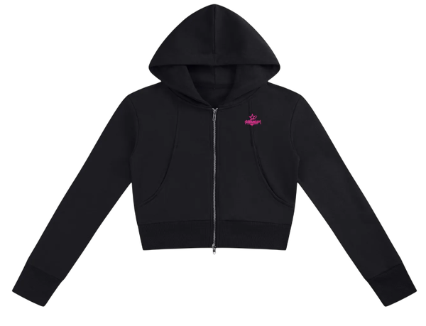 Women’s Slim Crop Full Zip Hoodie