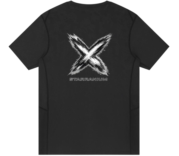 X Jacquard Slim Mesh T-Shirt