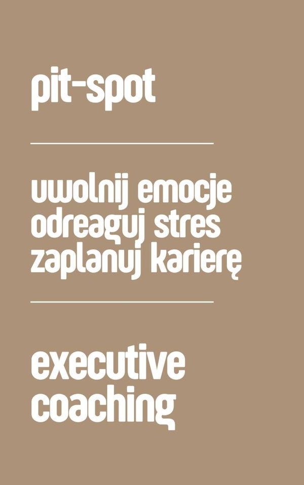 Pit-stop a może Executive Coaching?