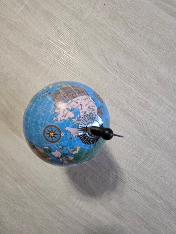 Spinning Globe Decor
