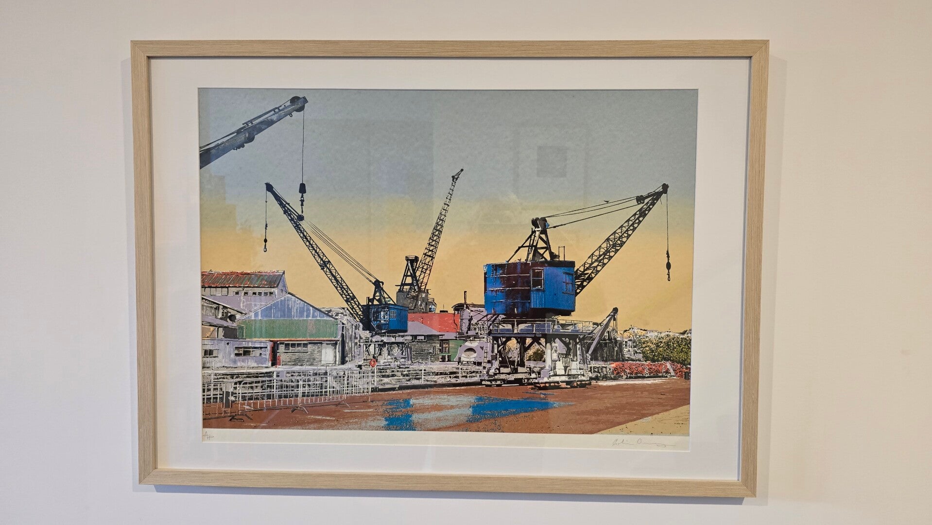 Cockatoo Island cranes