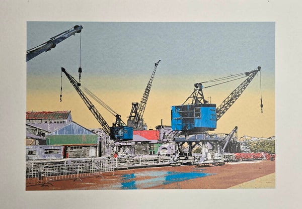 Cockatoo Island cranes