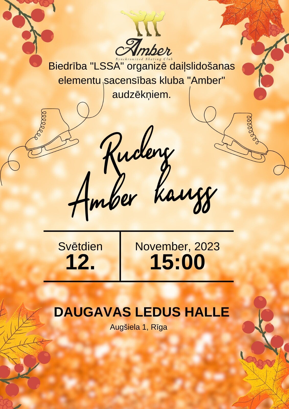 rudens daiļslidošanas sacensības 2023