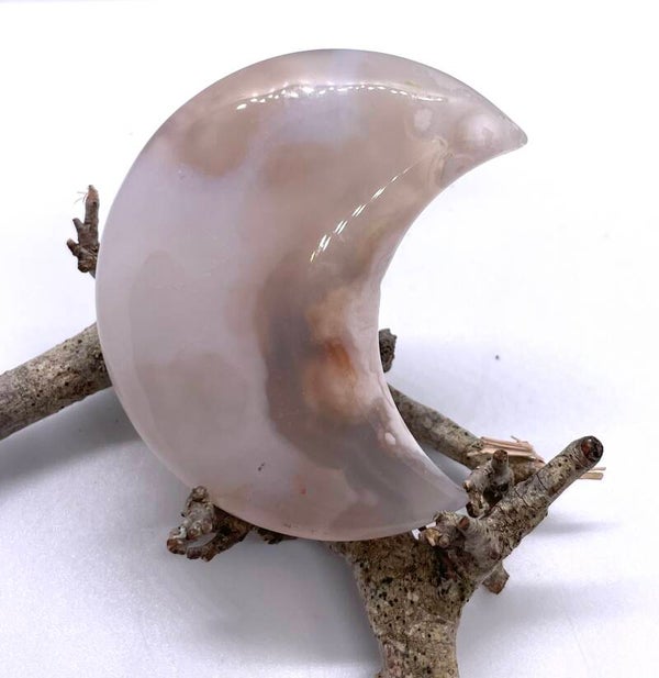 Flower Agaat maan nr 5 5.5cm